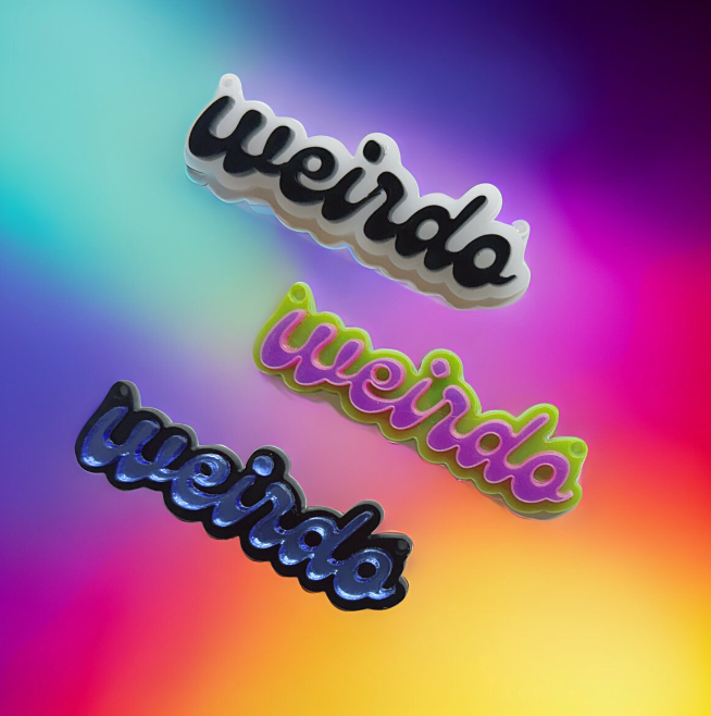 Customizable 'Weirdo' Necklace
