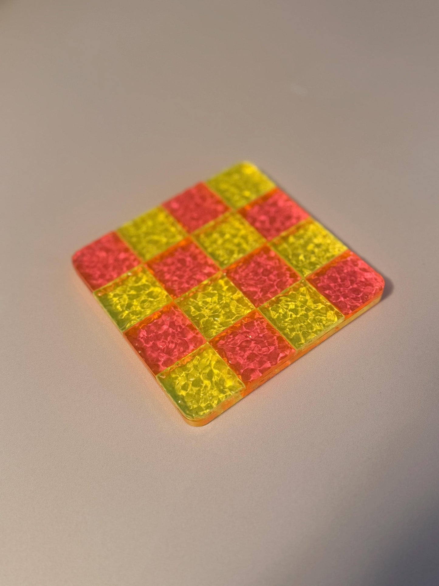 Checkerboard Coaster Set