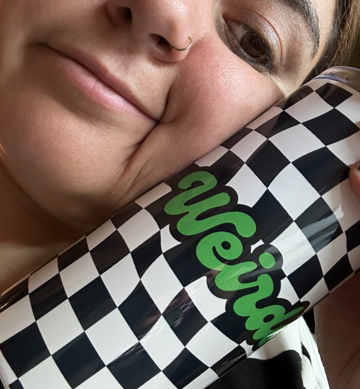 Wavy Weirdo 16 oz. Tumbler by Out There Goods