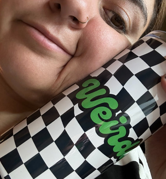 Wavy Weirdo 16 oz. Tumbler by Out There Goods